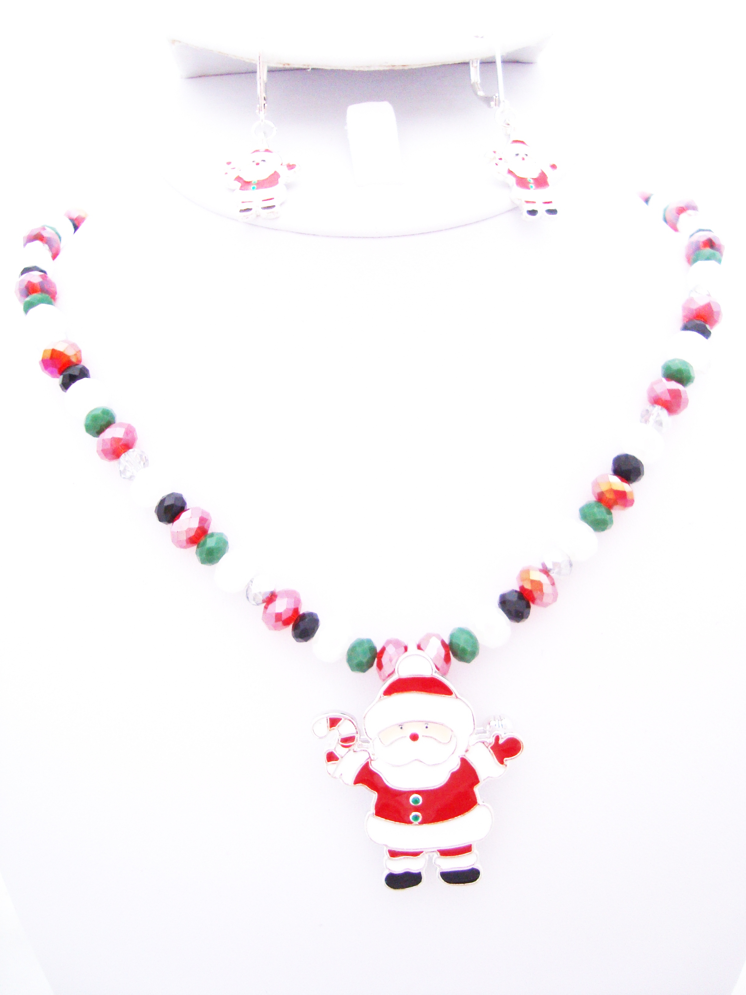Santa Clause Necklace Set
