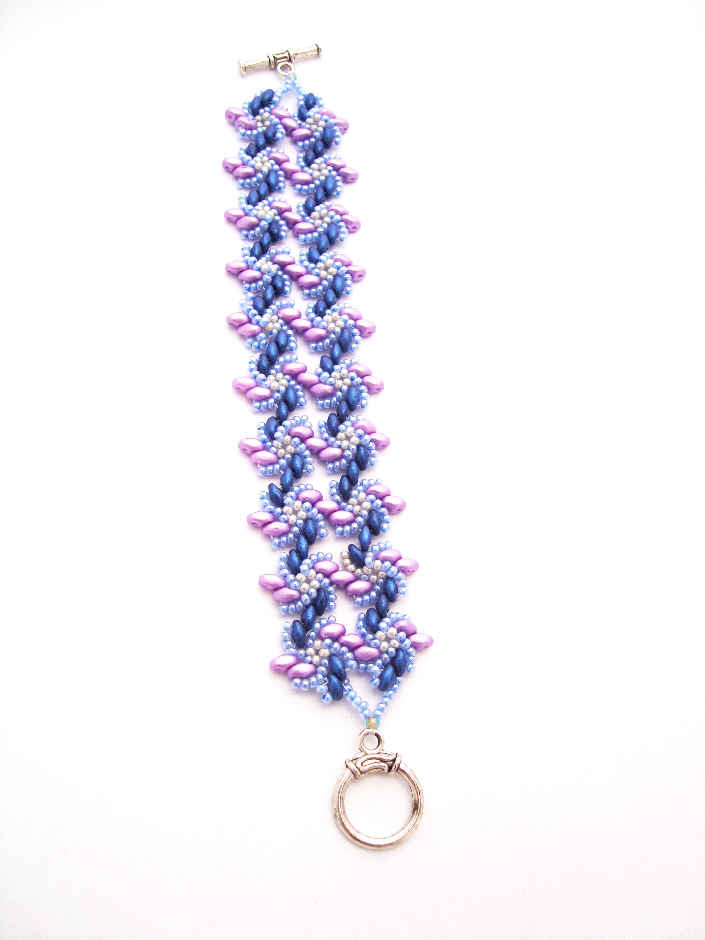 Blue/Purple Vortices Bracelet