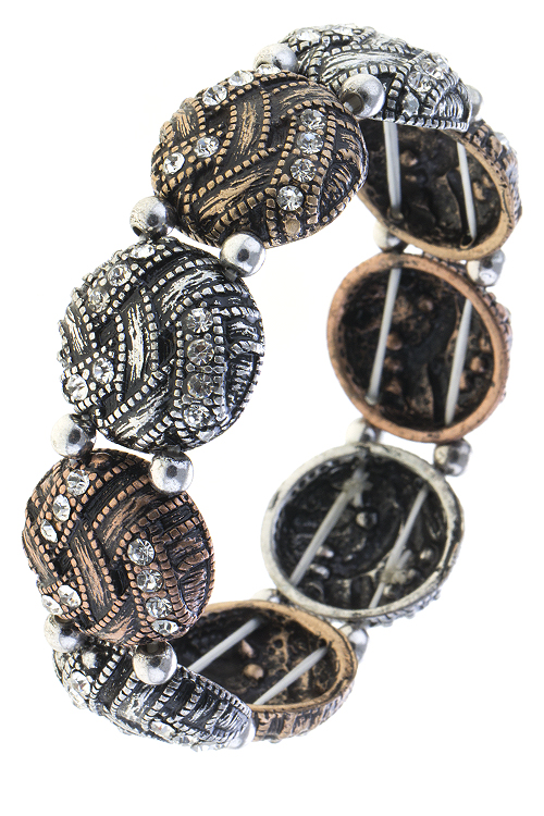 Braid Pattern Metal Bracelet